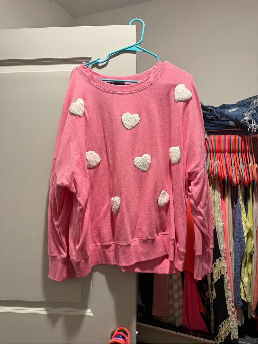 Pink Heart Sweatshirt